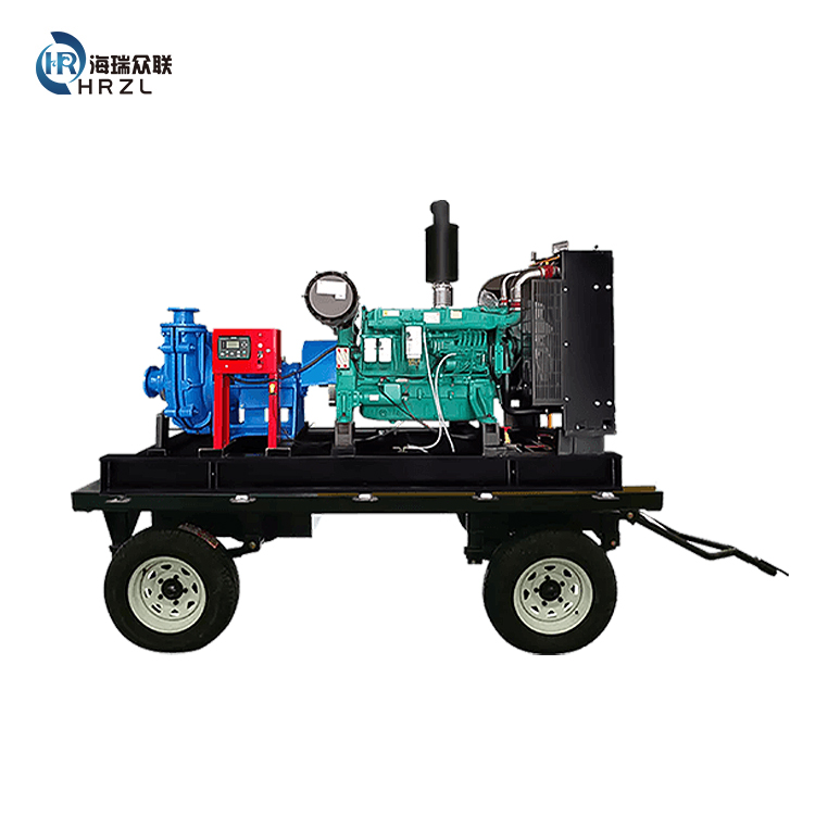 Diesel horizontal slurry pump