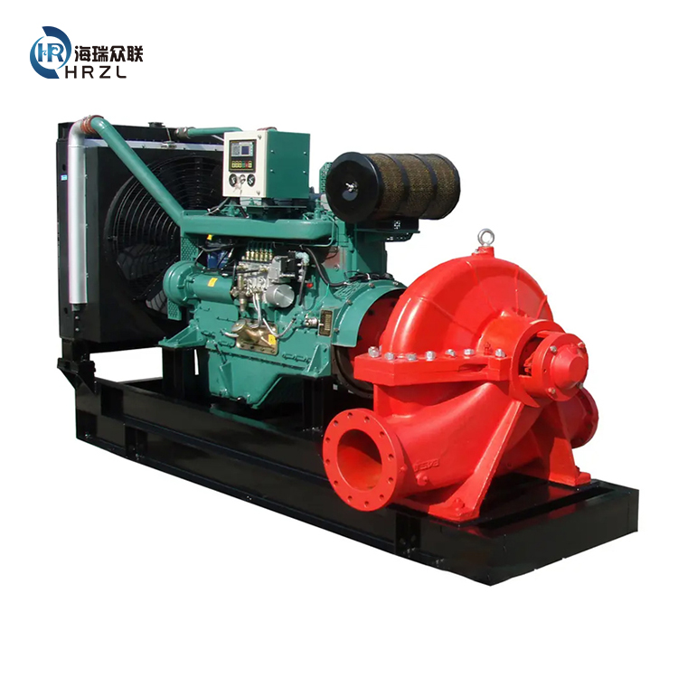 Diesel engine horizontal double suction split pump