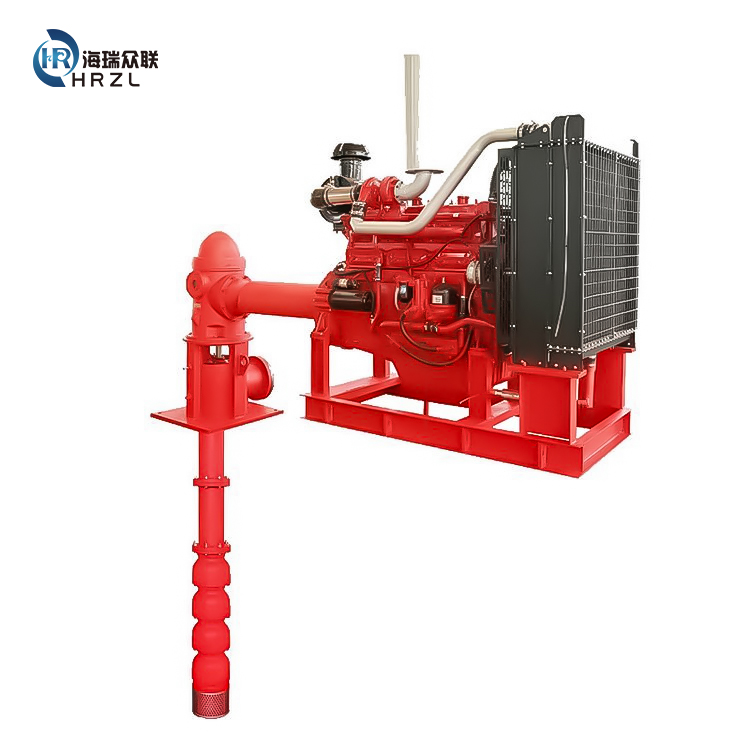 Diesel engine long shaft deep well pump set