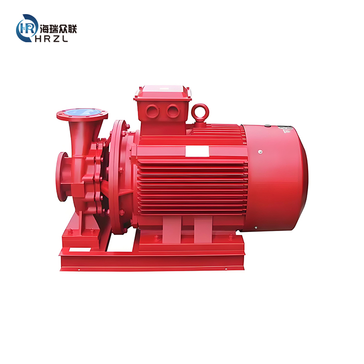 Horizontal constant pressure fire pump