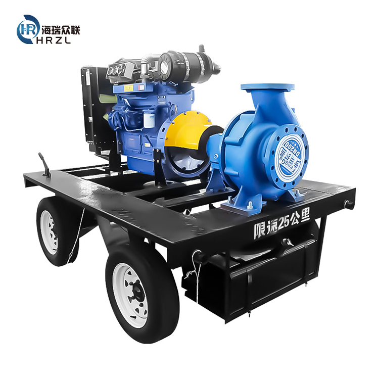 Diesel engine horizontal single-stage pump